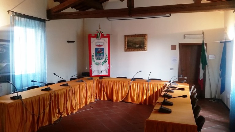 Sala consigliare Poggio Torriana