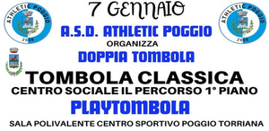 Tombole e raccolta giochi organizzate dall'A.S.D. Athletic Poggio