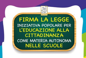 Educazione alla cittadinanza, raccolta firme