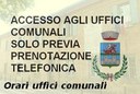 Modalità di accesso agli Uffici Comunali