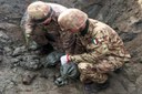 Operazioni di bonifica di ordigni residuati bellici presso la cava di Monte del Ronco in Comune di Poggio Torriana